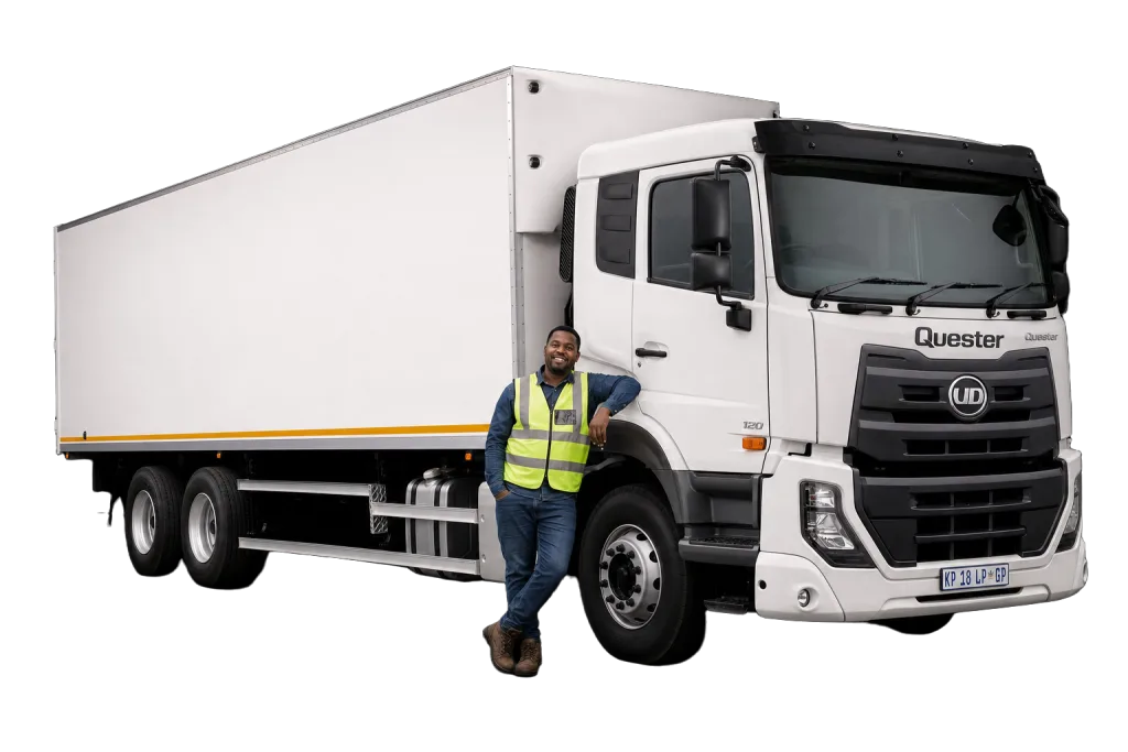 closed big truck