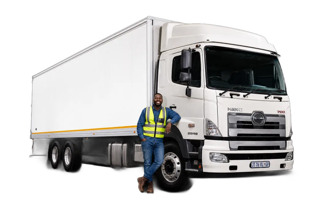 closed big truck