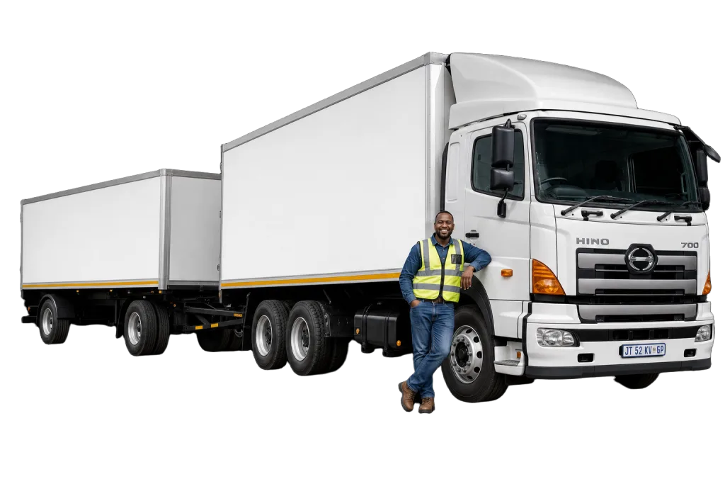 closed big truck