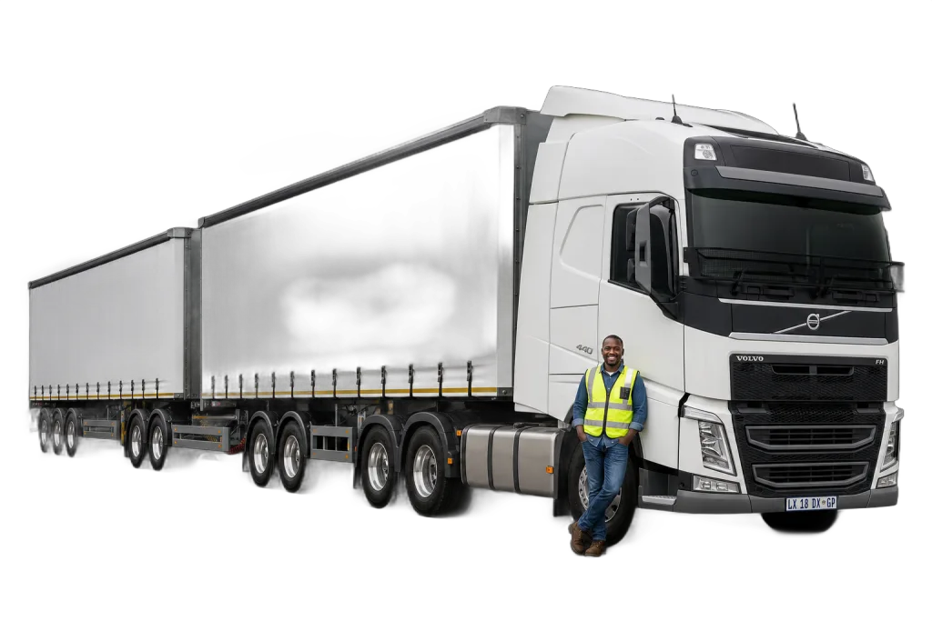 closed big truck
