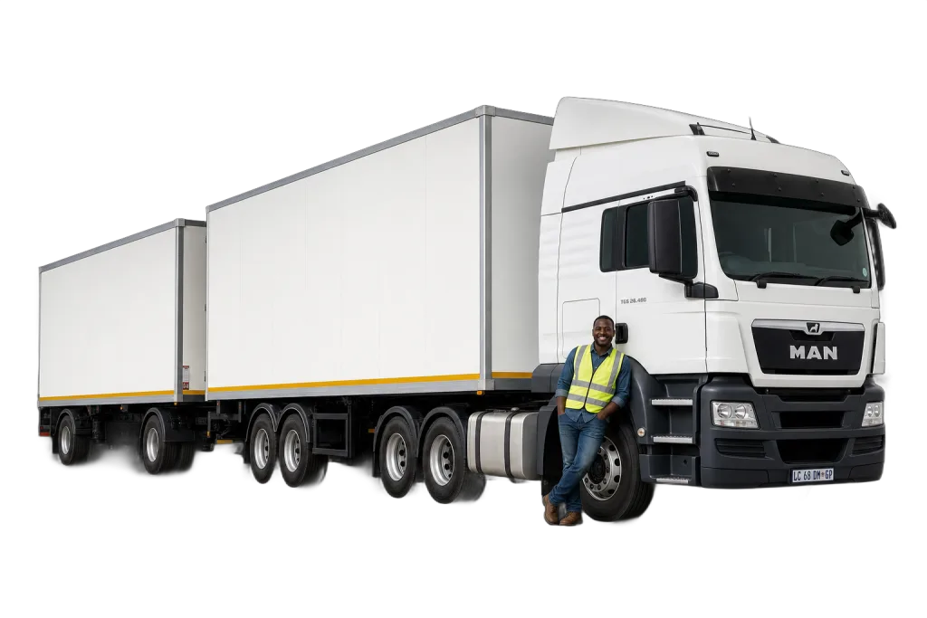closed big truck