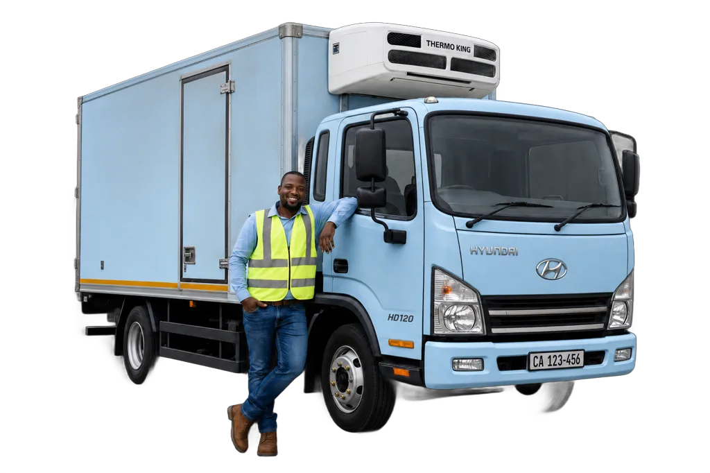 4tonclosedfridge with driver
