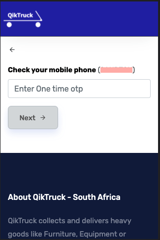 driver login