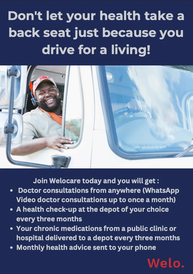 QikTruck driver wellness leaflet